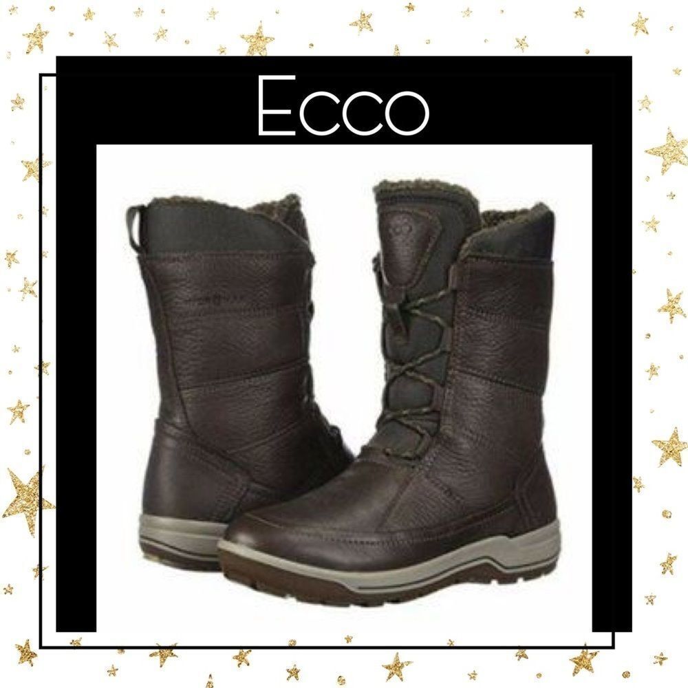New! Ecco Boots Trace Lite Leather Boots 5 5.5